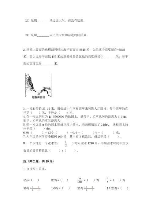 苏教版六年级数学小升初试卷及参考答案【实用】.docx