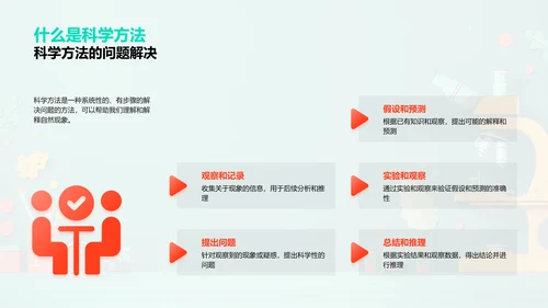 科学探索课堂PPT模板