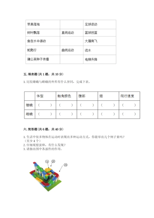 教科版小学科学三年级下册 期末测试卷精品【巩固】.docx