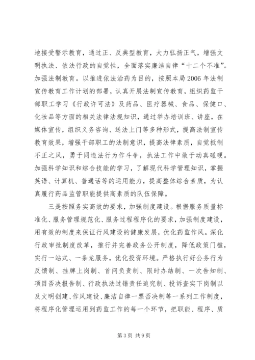 市药监局年度文明创建工作计划.docx