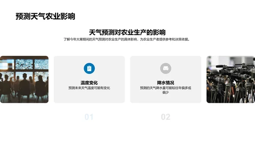 大寒农业气象报告PPT模板