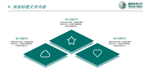 国家电网电力公司供电局工作总结汇报PPT模板