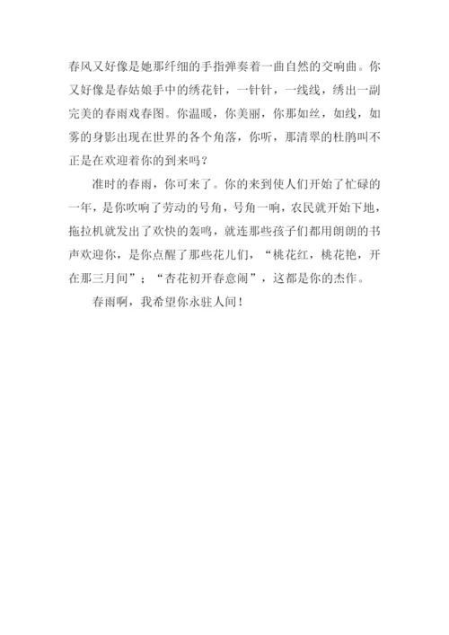 关于描写春雨的作文.docx