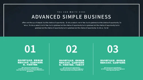 教学研究现代商业报告通用PPT模板