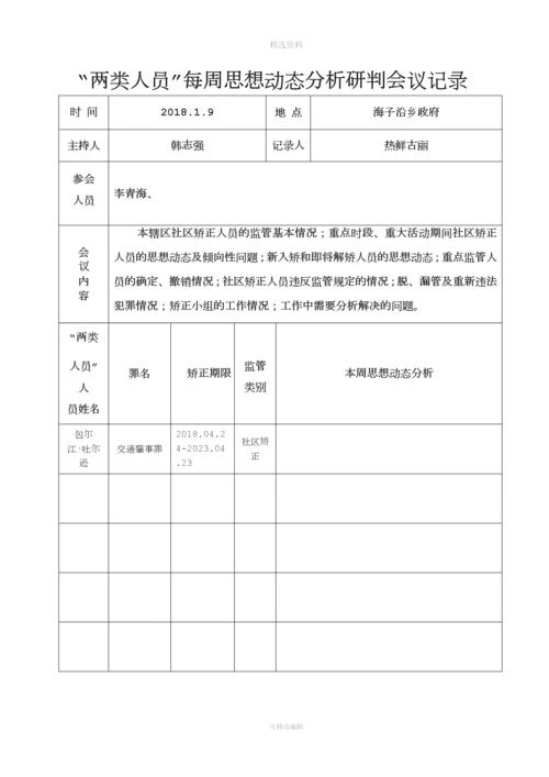 两类人员分析研判会议记录.docx