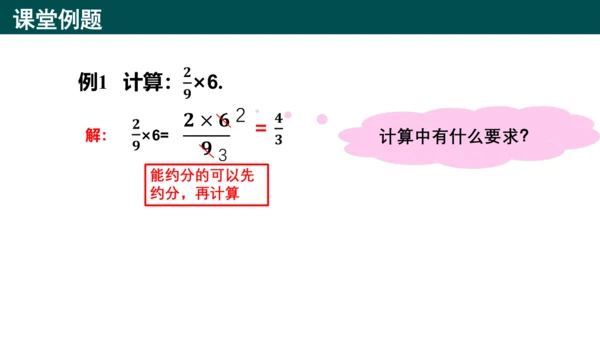 1.1.1分数与整数相乘（同步课件）-六年级数学上册同步精品课堂（人教版五四制2024）