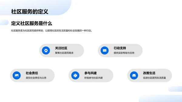 社区服务成果
