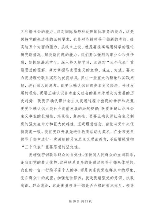 保持党的先进性思考.docx