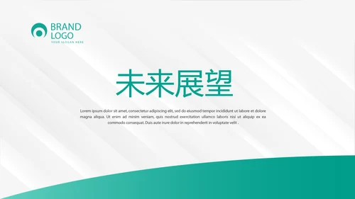 简约大方中国农业银行工作总结动态PPT