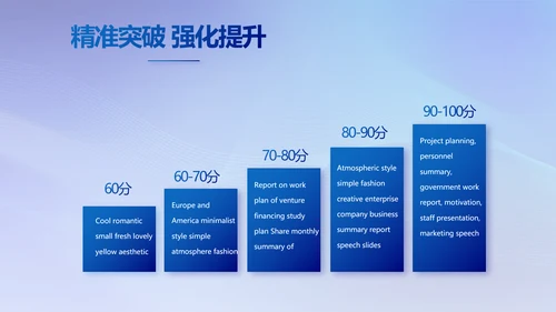 蓝色签约仪式启动大会战略合作策划PPT模板