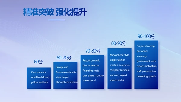 蓝色签约仪式启动大会战略合作策划PPT模板