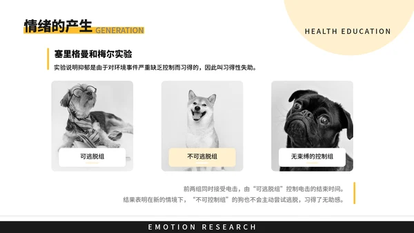 抑郁症情绪研究教育教学PPT模板