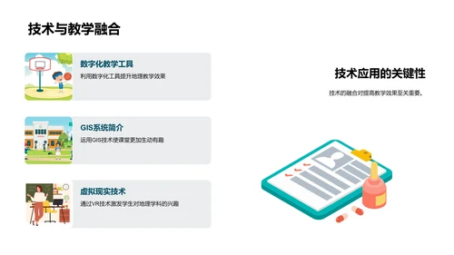 高中地理数字教学PPT模板