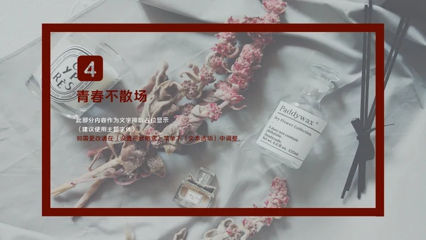简约毕业纪念相册多图排版通用PPT模板