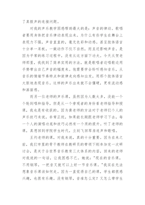 音乐教师培训心得_5.docx