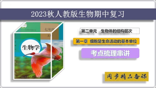 【2023秋人教七上生物期中复习考点梳理串讲+临考押题】第一章 细胞是生命活动的基本单位（串讲课件）