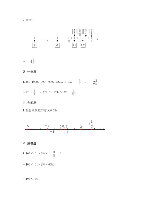 小升初六年级期末试卷a4版可打印.docx