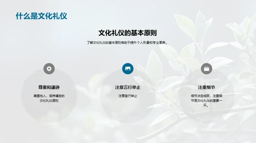 绿色公益的礼仪魅力