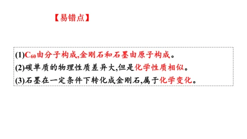 第六单元  碳和碳的氧化物 期末复习课件(共36张PPT)-2023-2024学年九年级化学人教版上