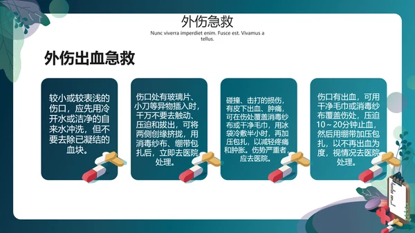 医院普外科急救常识PPT模板