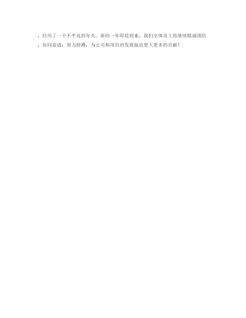 精编之项目经理个人工作总结范文.docx