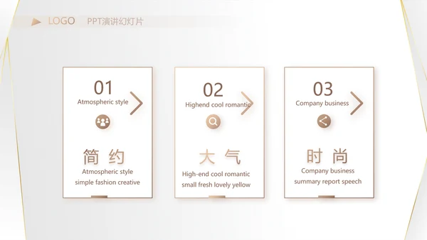 高端极简品牌策划工作总结汇报PPT