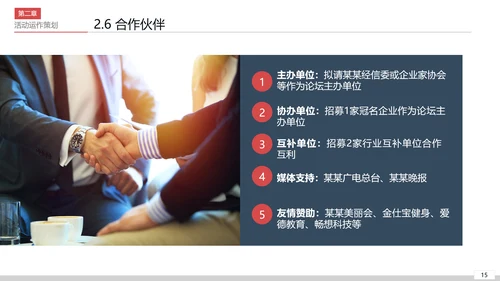 商务活动策划执行方案PPT模板