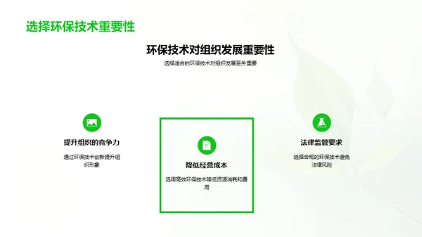 绿色视角：环保技术之道