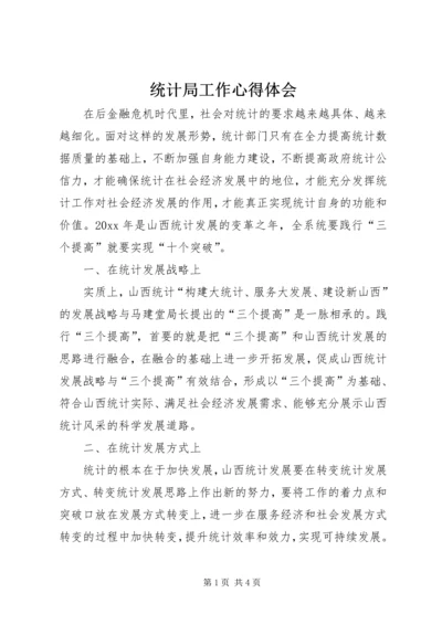 统计局工作心得体会 (3).docx