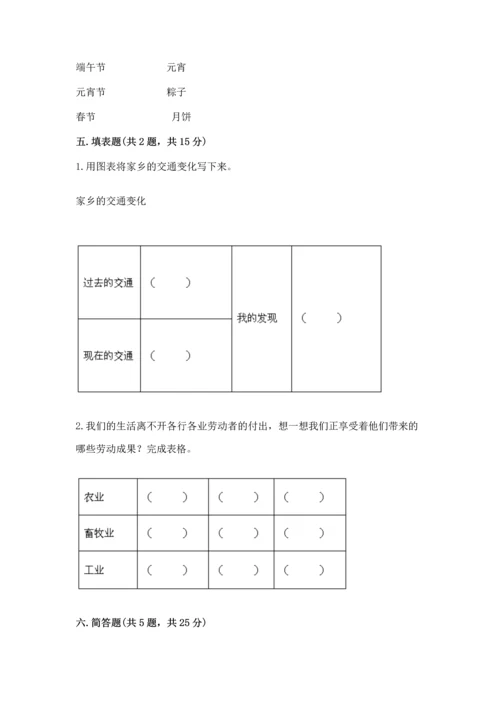 部编版四年级下册道德与法治《期末测试卷》（真题汇编）.docx