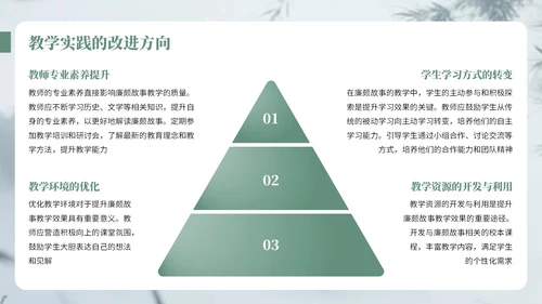 深绿色中国风廉颇生平介绍语文课件PPT