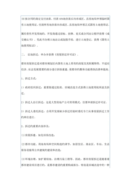 房地产专项项目开发标准流程全过程.docx