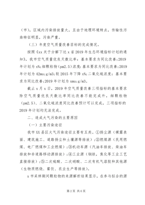 大气污染防治工作调研报告.docx