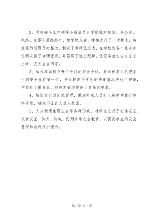 林瑞镇中心小学XX年春开学工作情况汇报 (2).docx