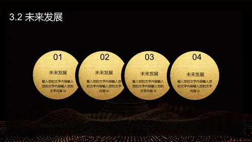 黑金奢华创业计划书通用PPT模板