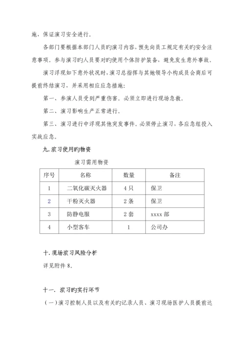 火灾事故演练专题方案.docx