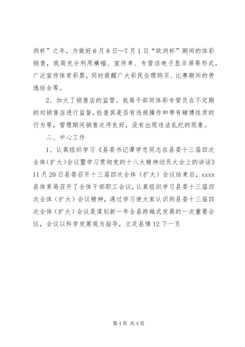体育局年终工作总结.docx