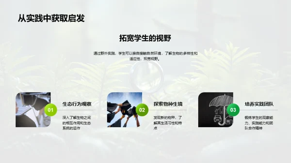 探索生物学的野外之旅
