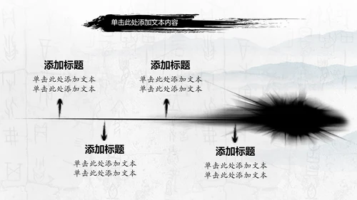 大气书法艺术培训水墨动态PPT模板