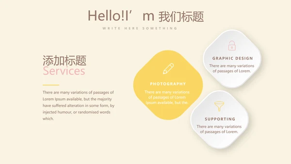 手绘西式蛋糕甜点面包动态PPT