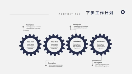 金色质感气质企业工作复盘通用PPT模板