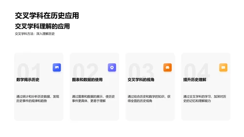 历史学习的数学视角PPT模板