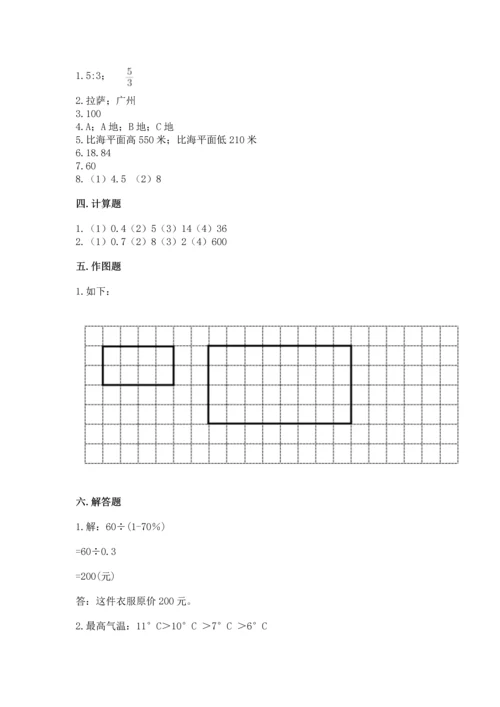 北师大版六年级下册数学期末测试卷精品【必刷】.docx