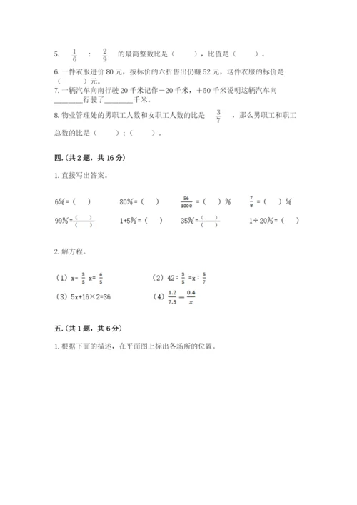 苏教版六年级数学小升初试卷及参考答案一套.docx