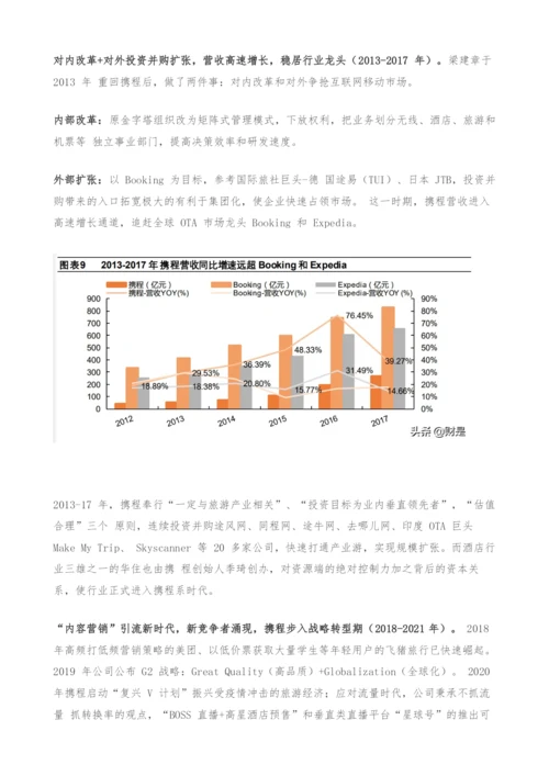 携程集团专题研究报告-深度复盘OTA龙头-蛛网式布局迈入全球化.docx
