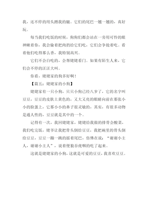 姥姥家的小狗作文200字.docx