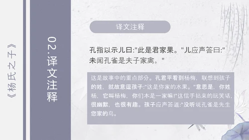 杨氏之子语文PPT课件