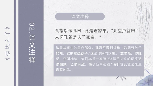 杨氏之子语文PPT课件