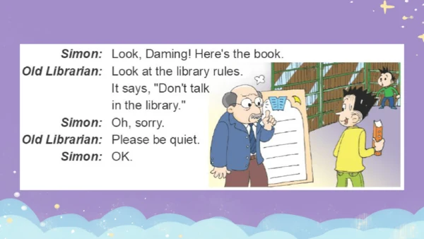 Module 10 Unit 1   Don't talk in the library.课件(共2