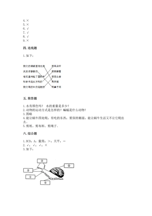 教科版一年级下册科学期末测试卷及完整答案【历年真题】.docx